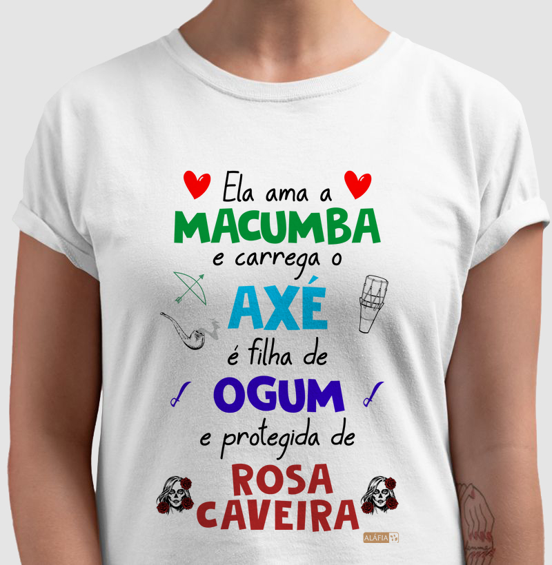 Ela ama macumba - Ogum e Rosa Caveira