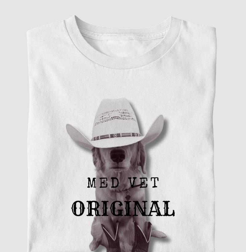 Camiseta Dog MVO Branca & Cinza