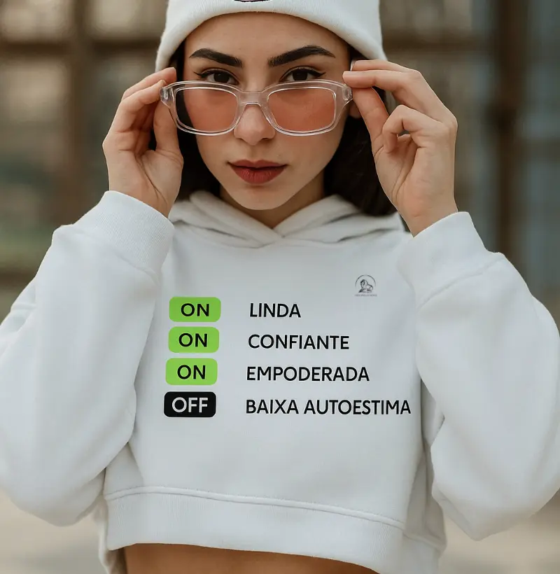 Empoderada Cropped Moletom