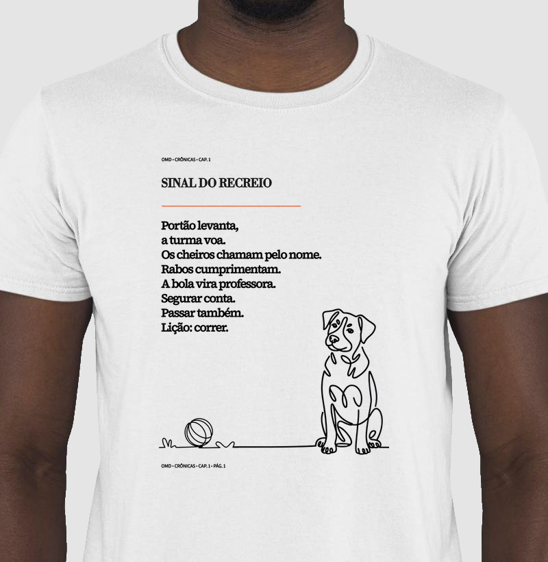 Camiseta Coleção Crônicas - Sinal do Recreio