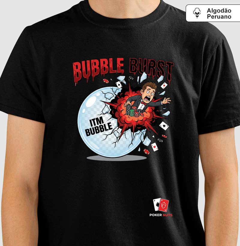 Camiseta Algodão Peruano Bubble Burst