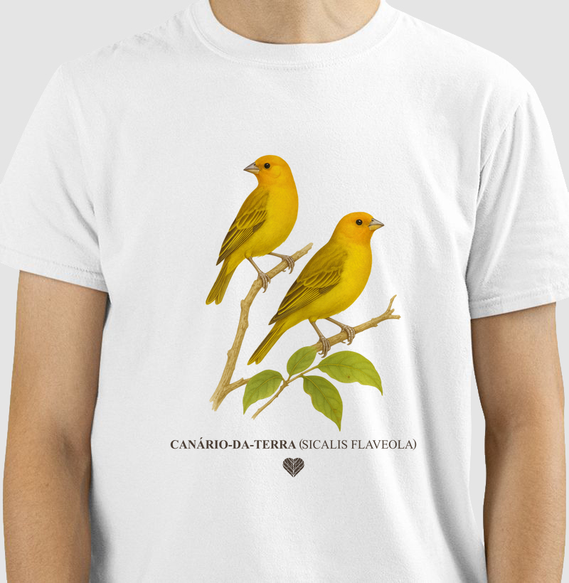 CAMISETA CANÁRIO DA TERRA