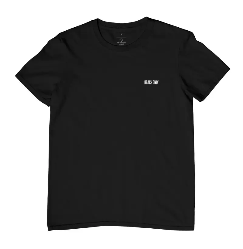 Camiseta Basica Beach Only Preta