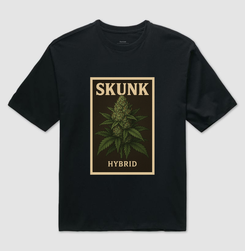 Camiseta oversized - Skunk