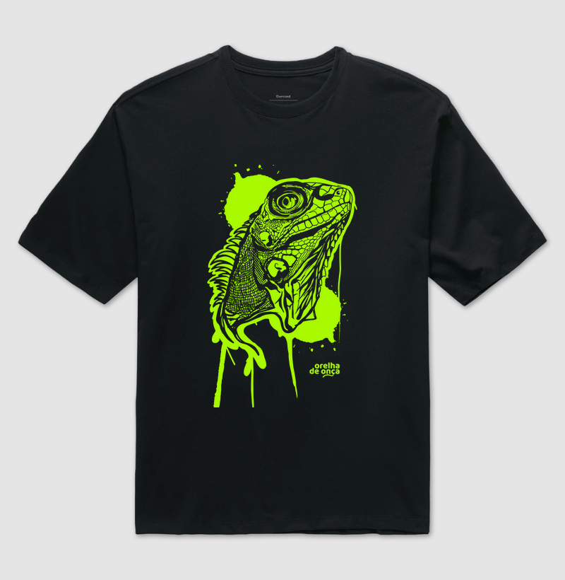 Iguana-verde - Grafite