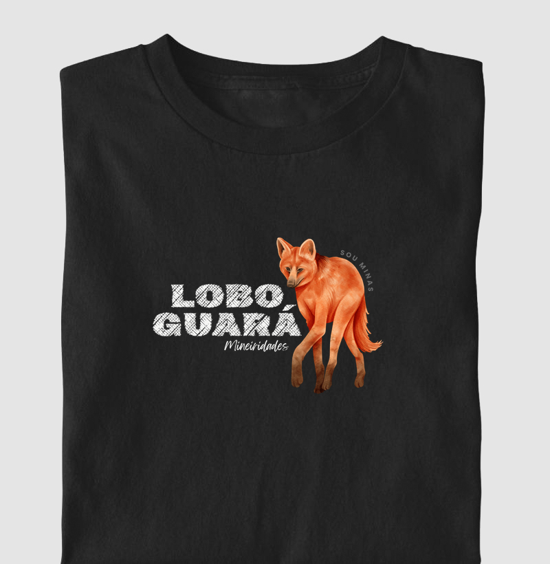 Camiseta Infantil Lobo-Guará | Fauna Brasileira | Conservação