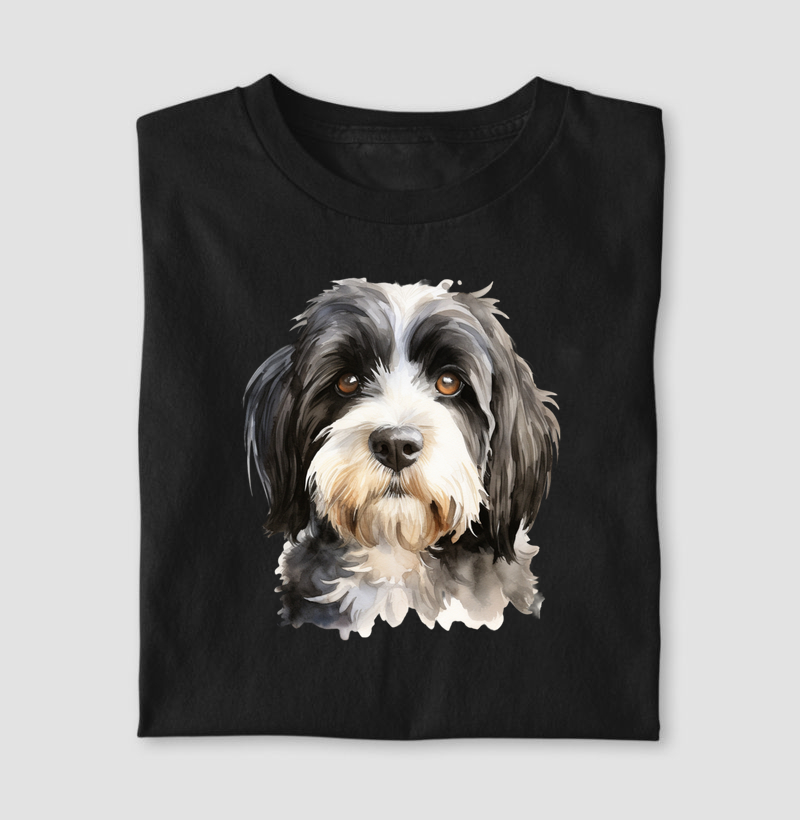 Schapendoes aquarela