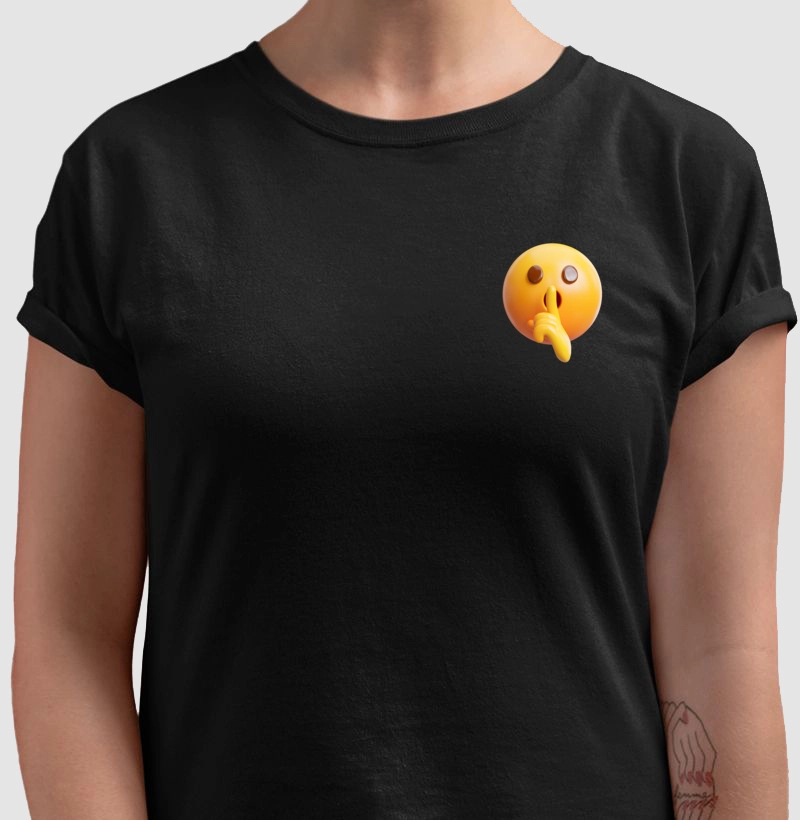 Camiseta emoji psiuu