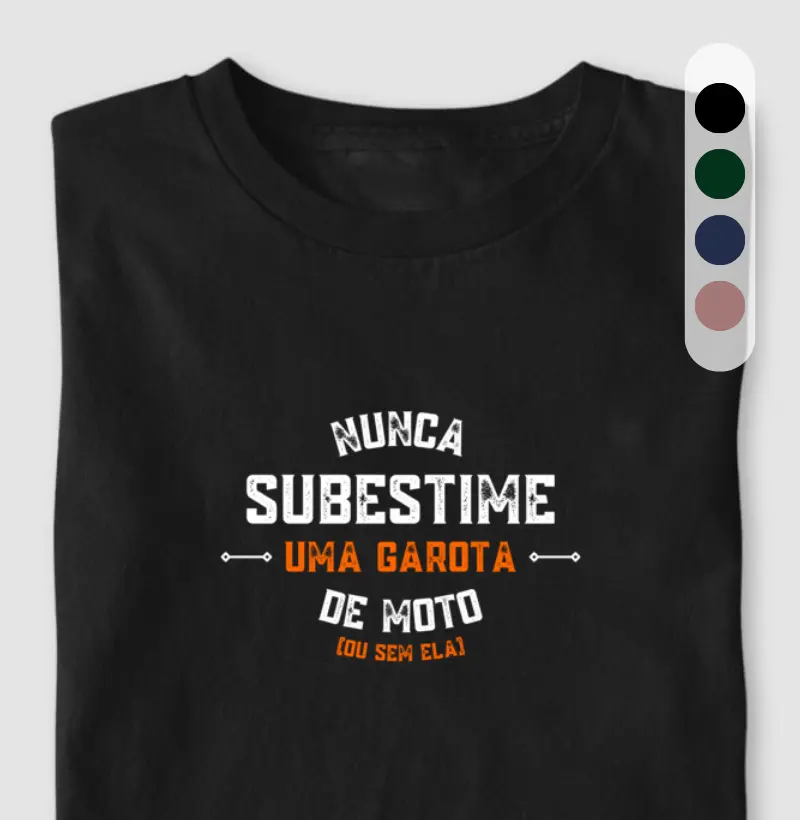 Nunca subestime uma garota de moto