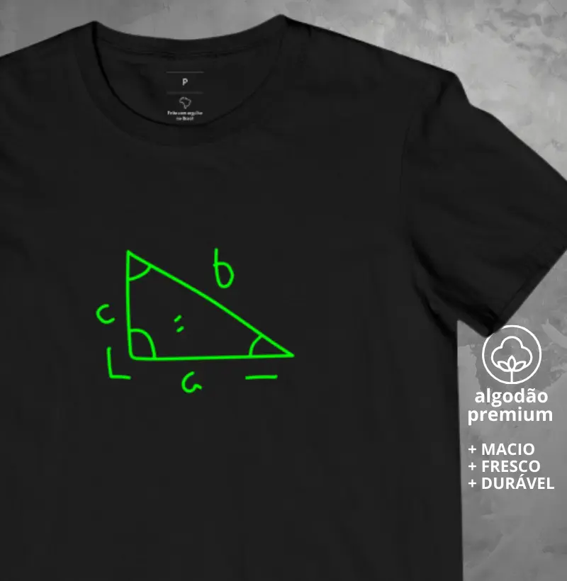 Camiseta Teorema de Pitágoras