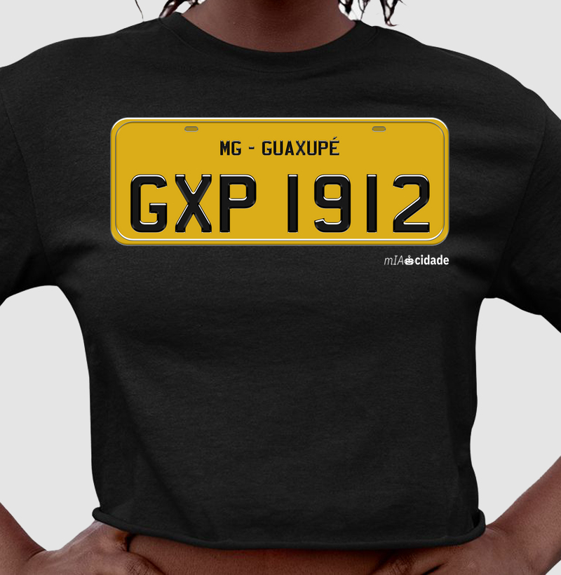 Placa de Carro de Guaxupé