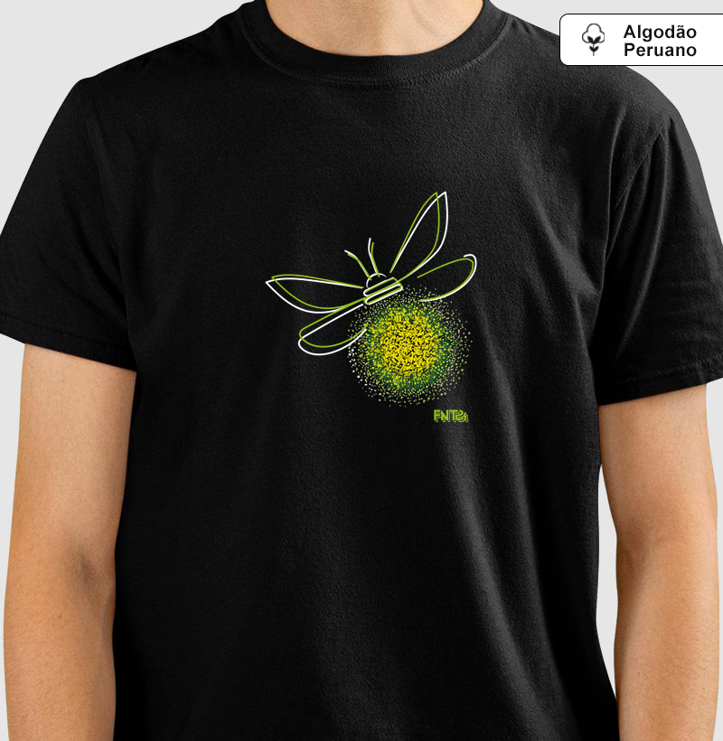 T-SHIRT "SONHO" / VAGALUME SOLO (ALGODÃO PERUANO)
