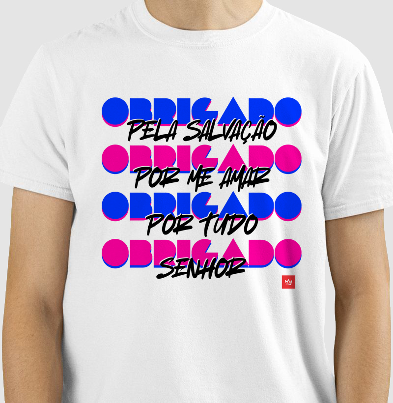 Camiseta - Cristomania OBRIGADO