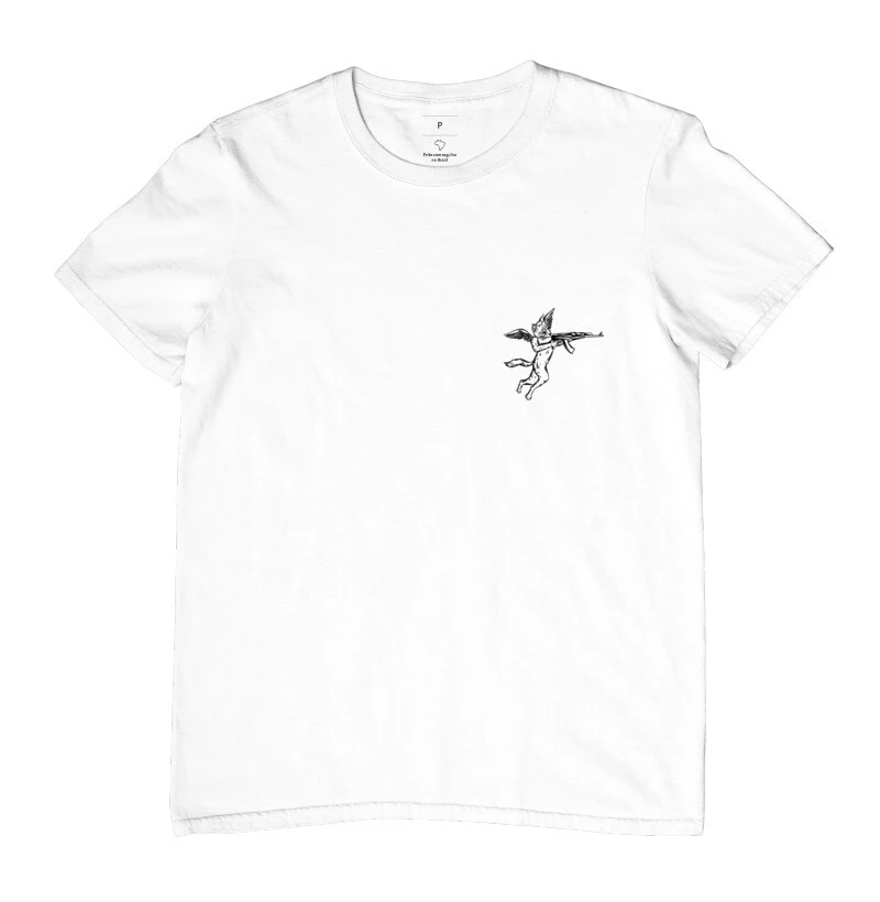 Angel Cat One Camiseta Masculina