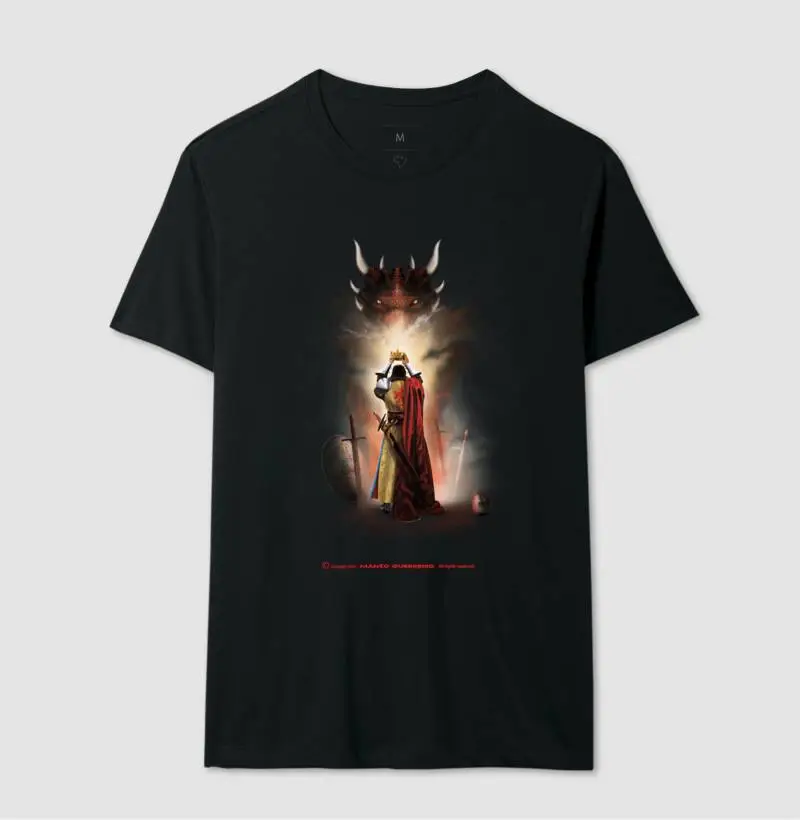Camisa Red Dragon Preta Masculina