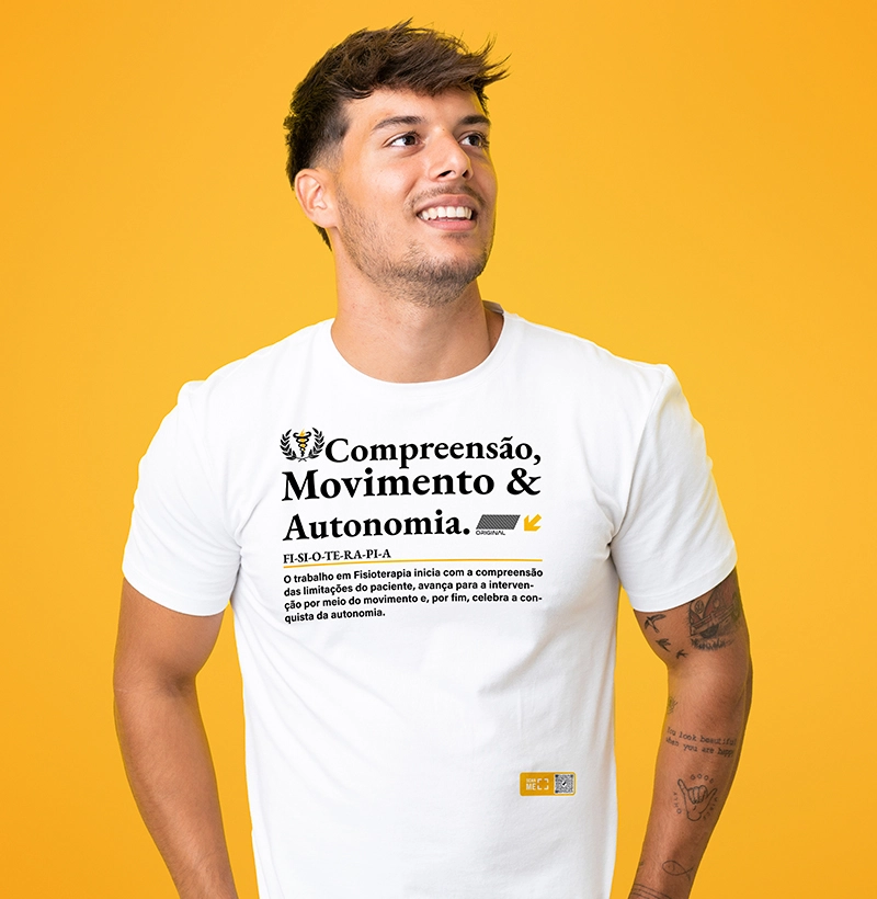 Camiseta Fisioterapia Compreensão