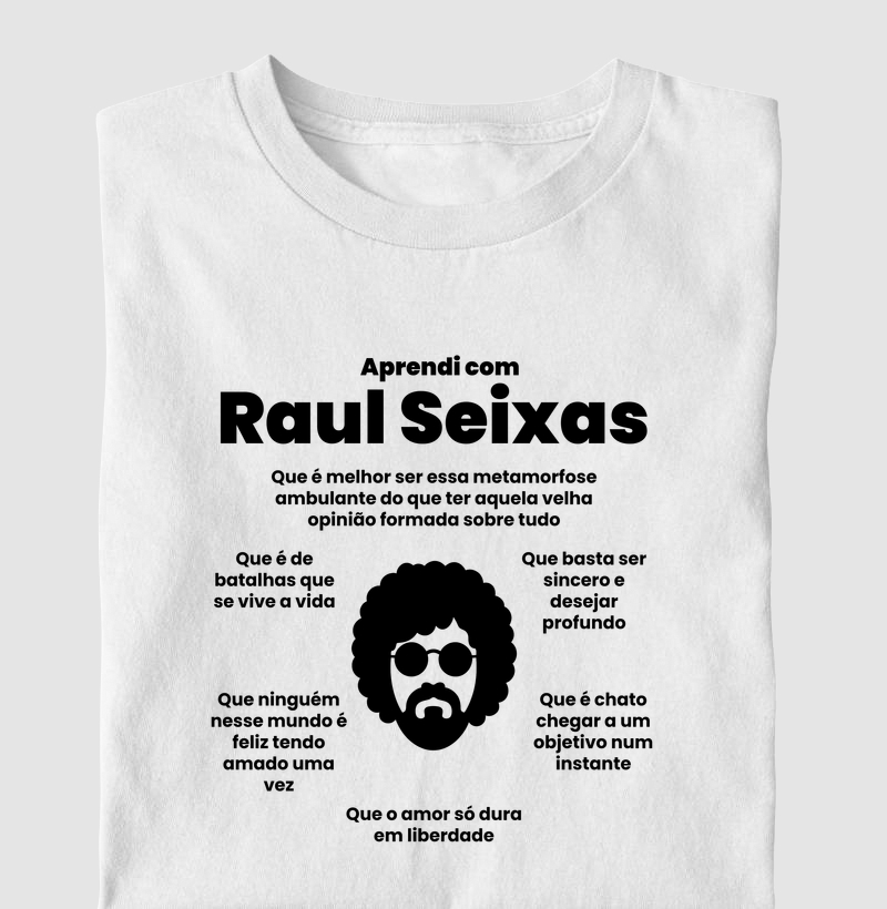 Aprendi com Raul Seixas