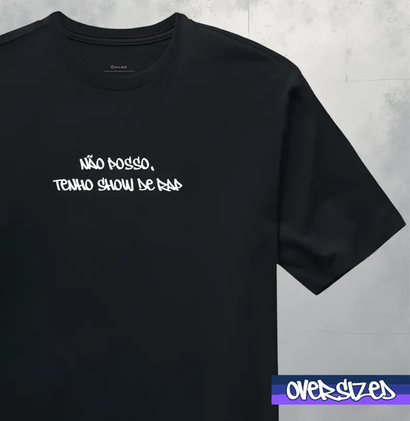 Não posso, tenho show de Rap