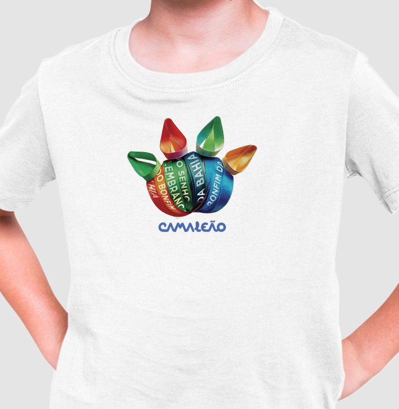 Camiseta Infantil Camaleão Senhor do Bonfim - Modelo 02