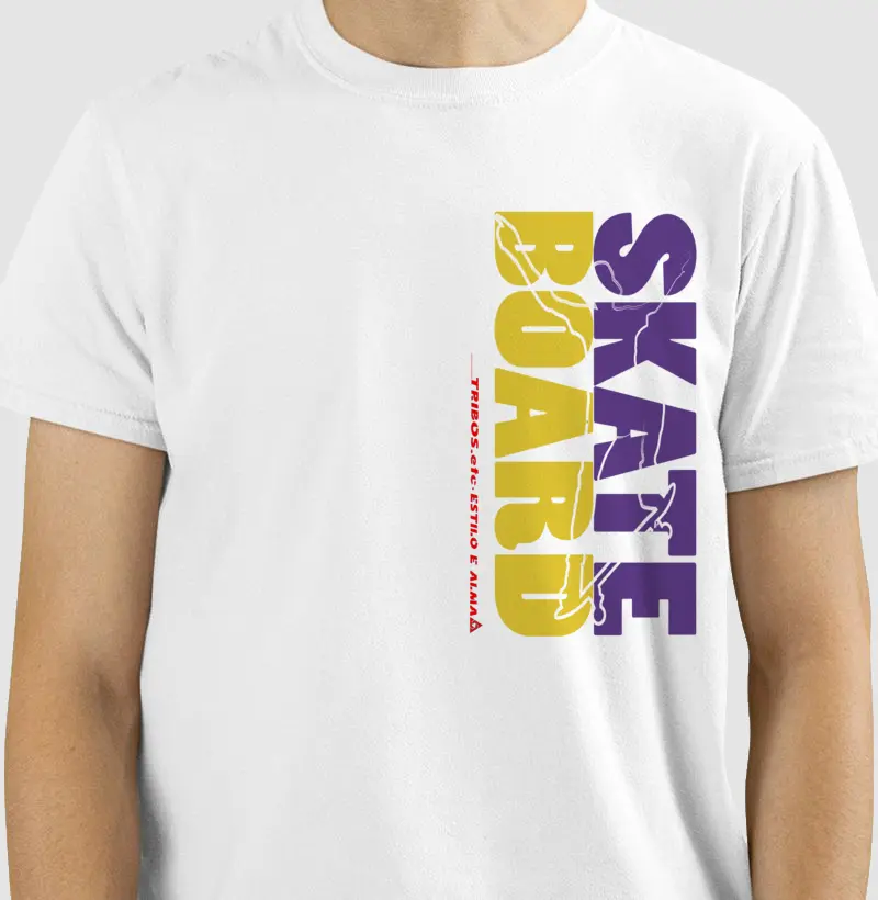 CAMISETA RESERVA.INK MASCULINA E FEMININA TRIBOS.etc ADVENTURE SKATE BOARD