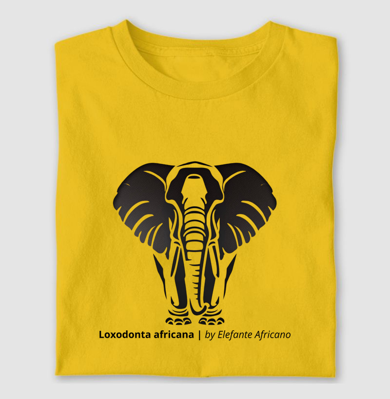 Camiseta Animalis Elefante 100% Algodão