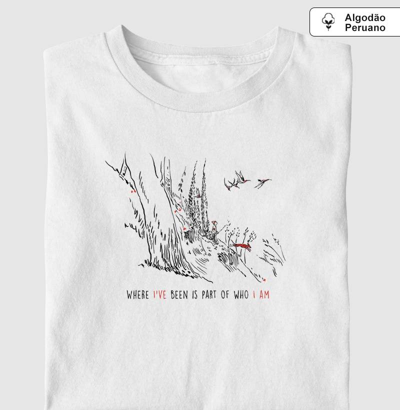 Camiseta -Who I am (Natureza e Trilha)