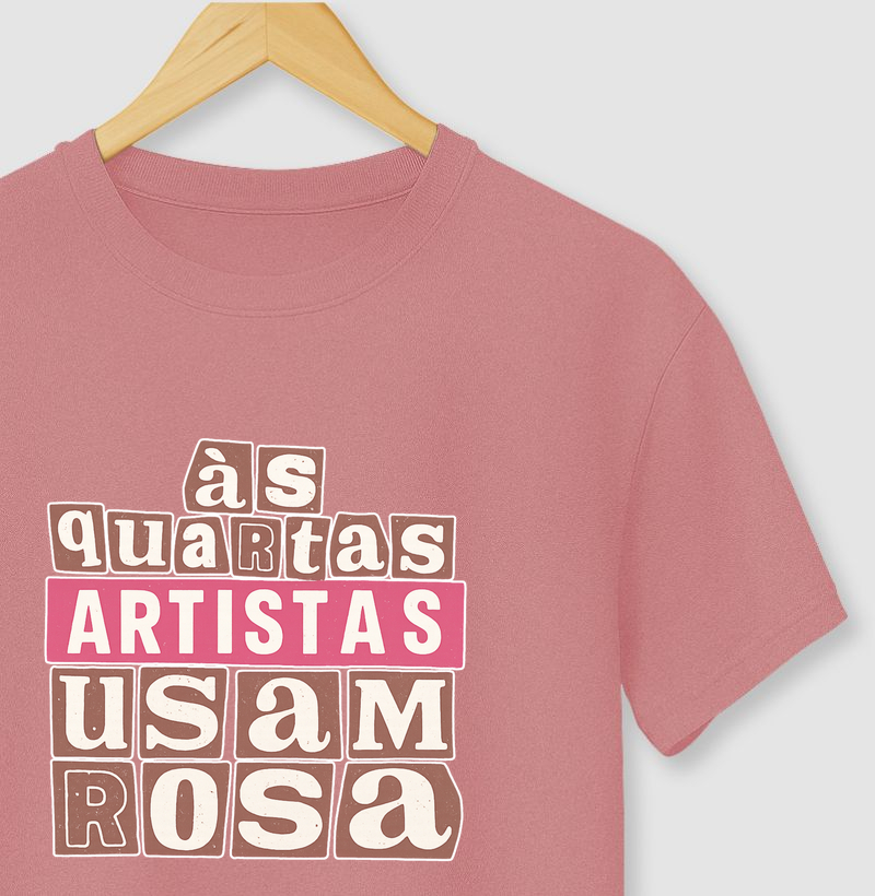 Artistas vestem rosa
