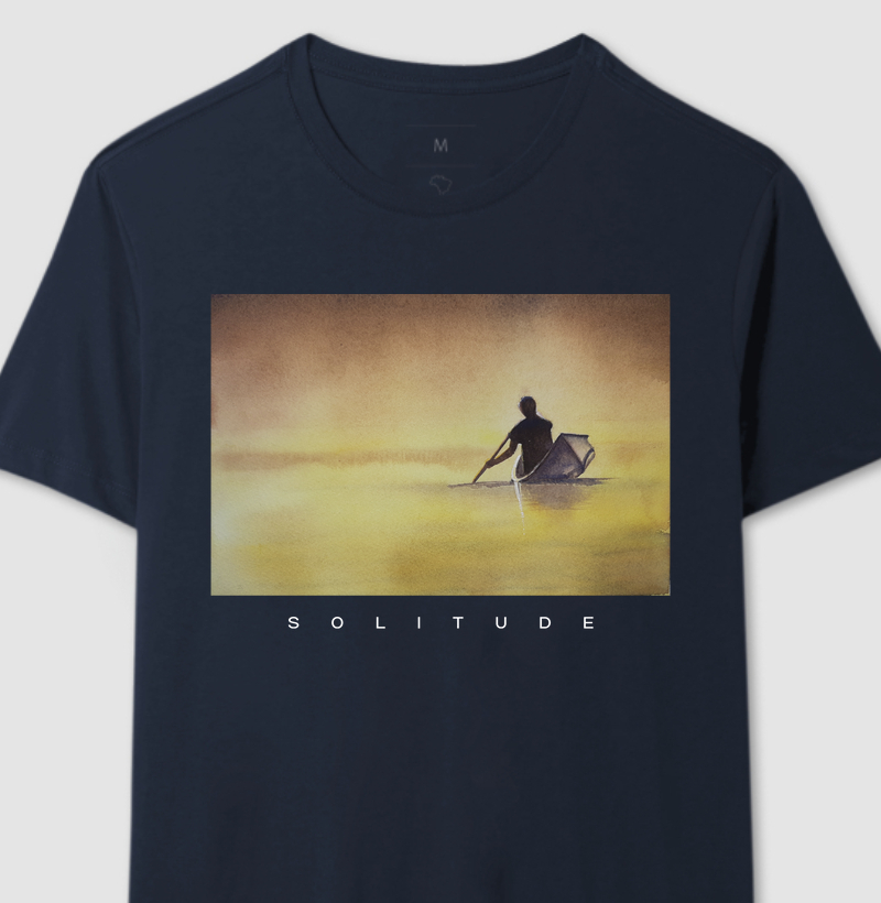 Camiseta Solitude - Azul Marinho