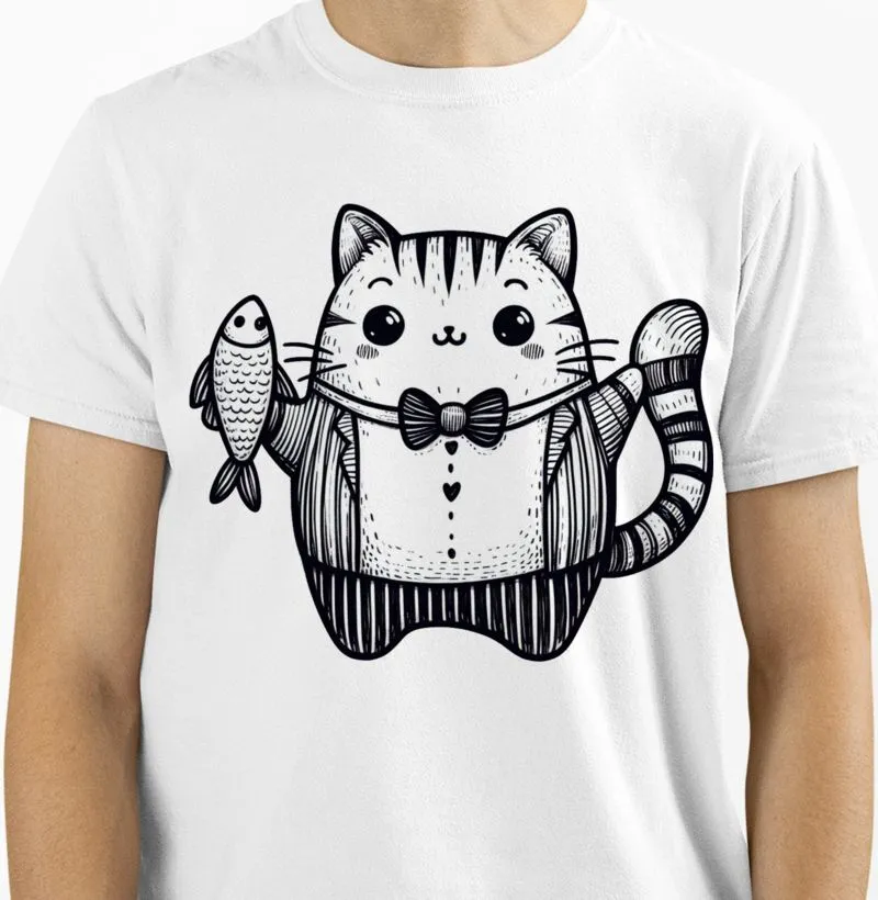 Camiseta Gatito com Pexito