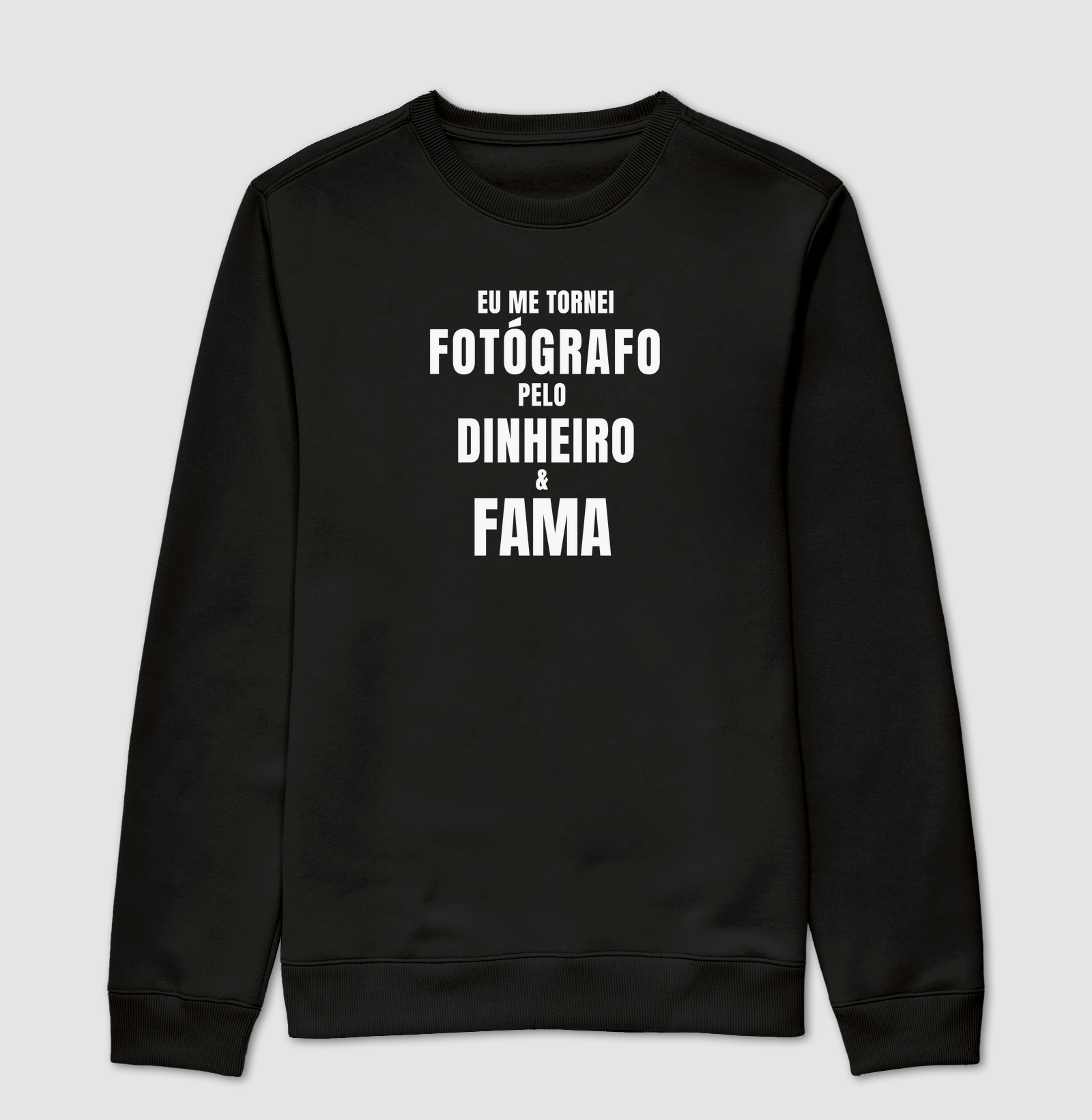 Eu me tornei fotógrafo pelo dinheiro e fama