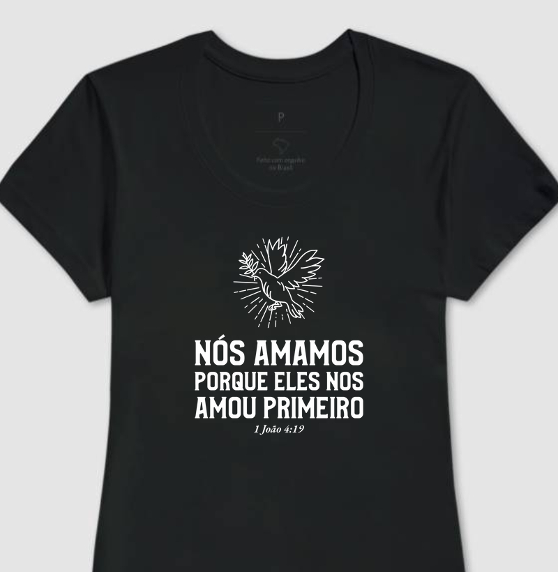 Camiseta Feminina Religiosa Versículo Bíblico  