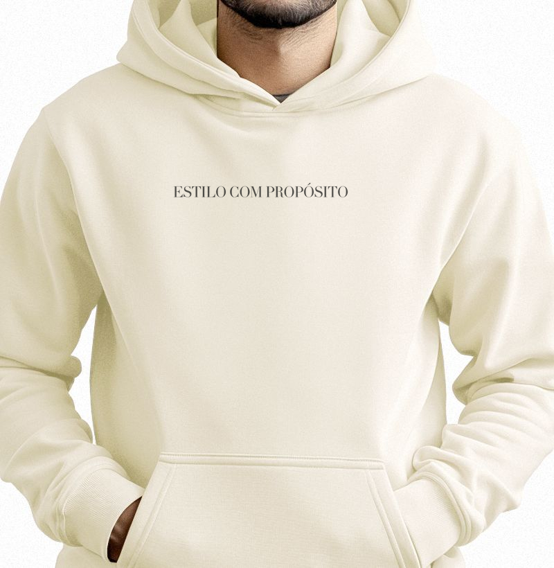 Moletom c/ capuz - Estilo com propósito