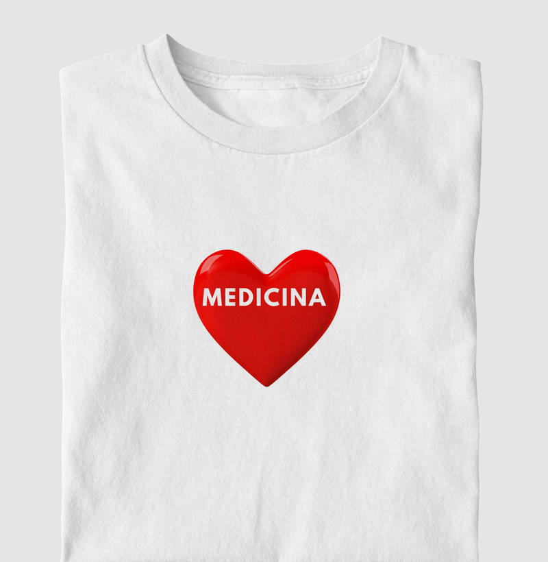 Camiseta Coração Medicina