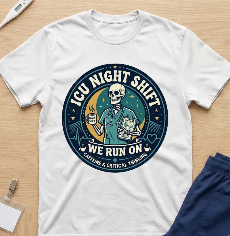 Camiseta - Intensiva: ICU Night Shift