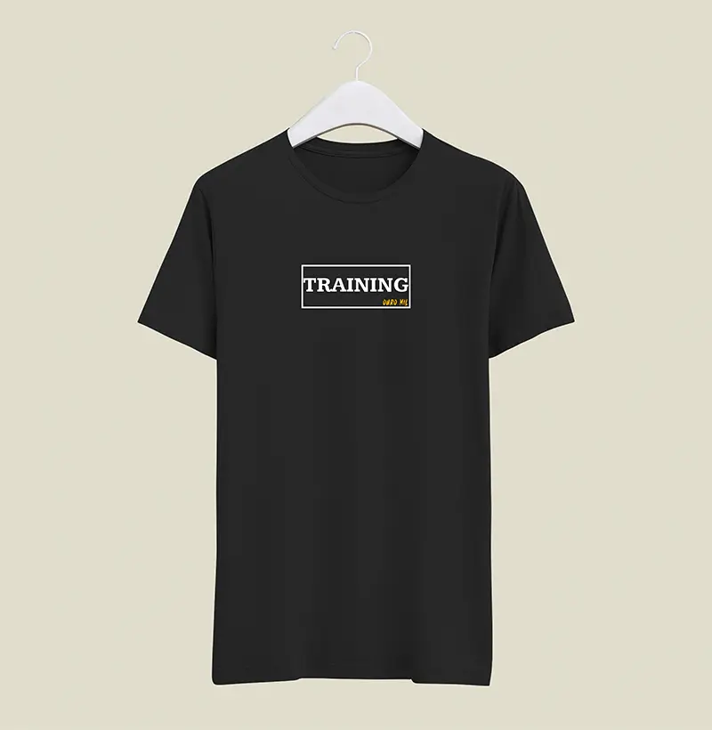 CAMISETA ESTAMPADA TRAINING BLACK