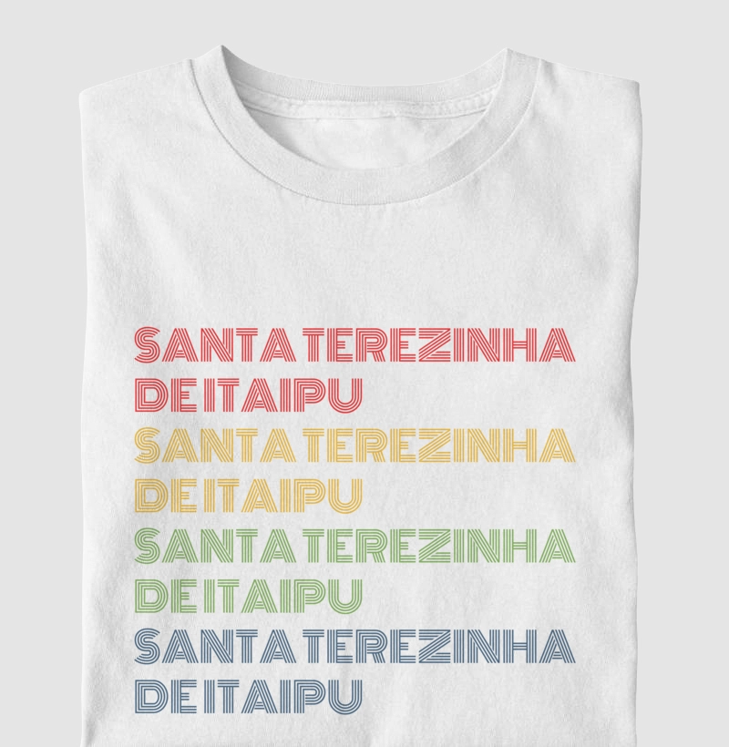 Santa Terezinha de Itaipu Letreiro Retrô