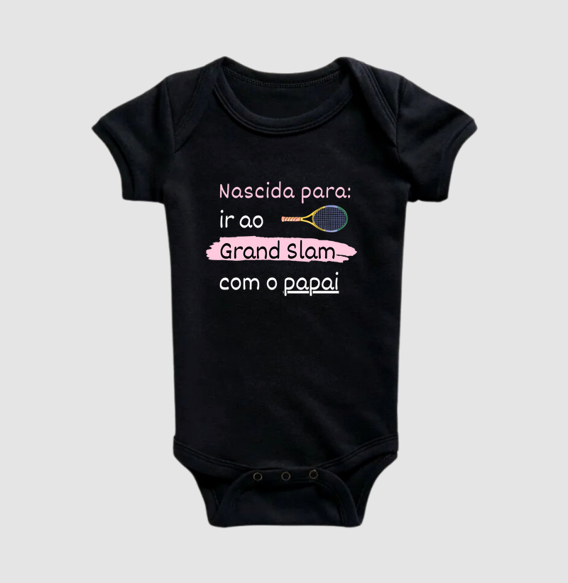 Nascida para ir ao Grand Slam com o papai