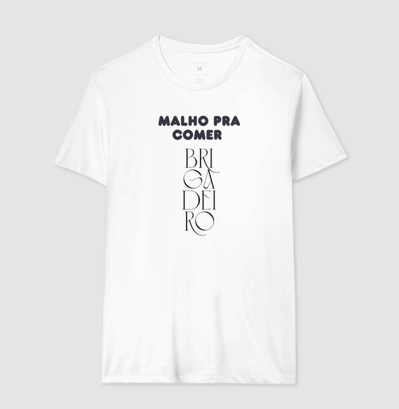 T-shirt malho pra comer brigadeiro
