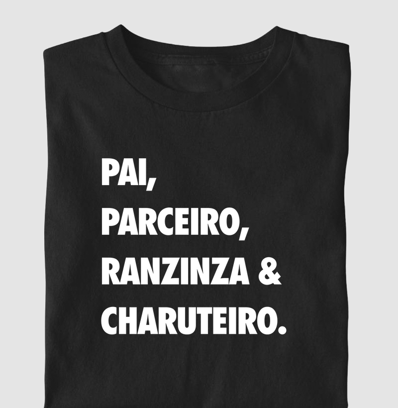 Pai, parceiro, ranzinza e charuteiro.