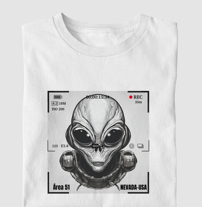 Camiseta Virts Alien Area 51...