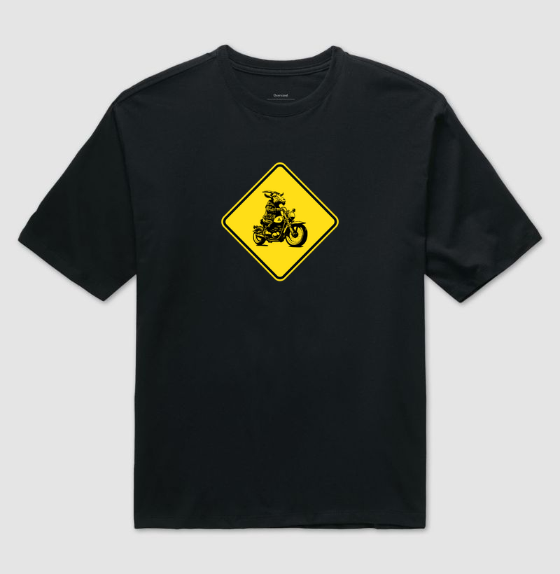 Camiseta Oversized Tem Bode na Estrada - Mr. GADU