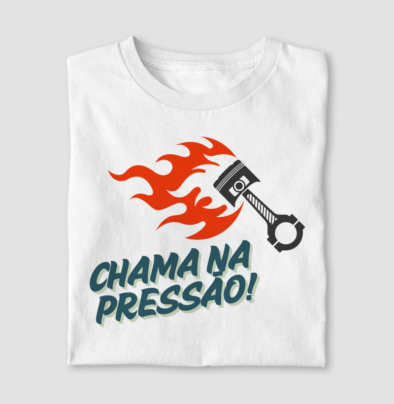 chama na pressão