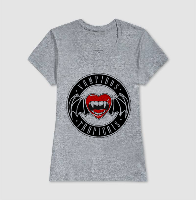 camisa vampiros tropicais fem