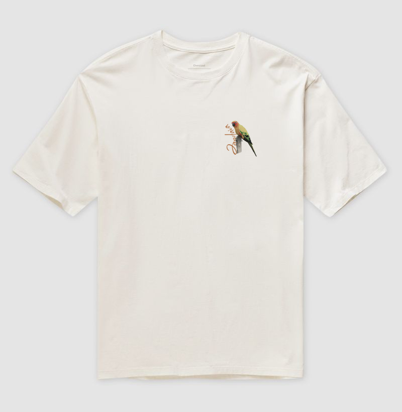 Camiseta Oversized - Minimalista Jandaia