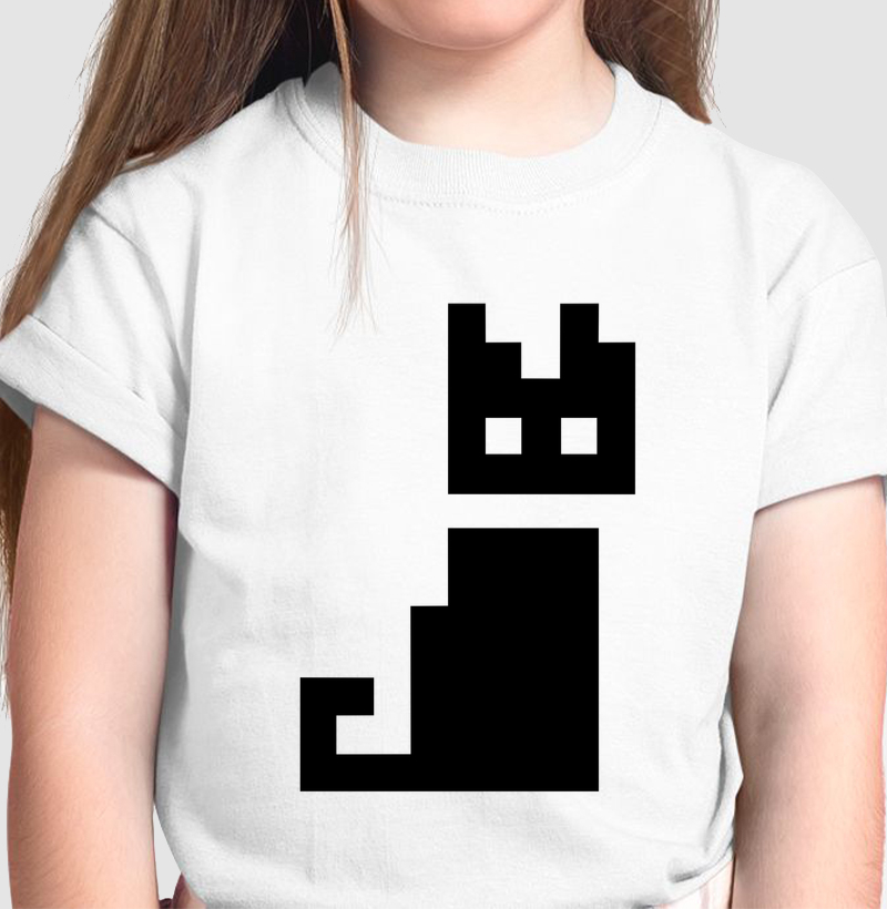 Pixel Cat – Think Tee