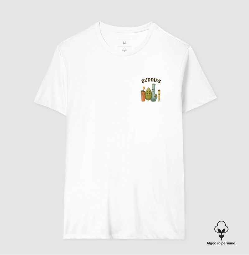 Camiseta algodão peruano - Buddies