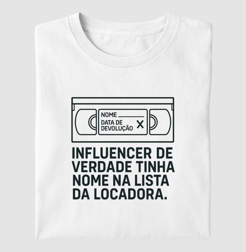 Camiseta Influencer de verdade