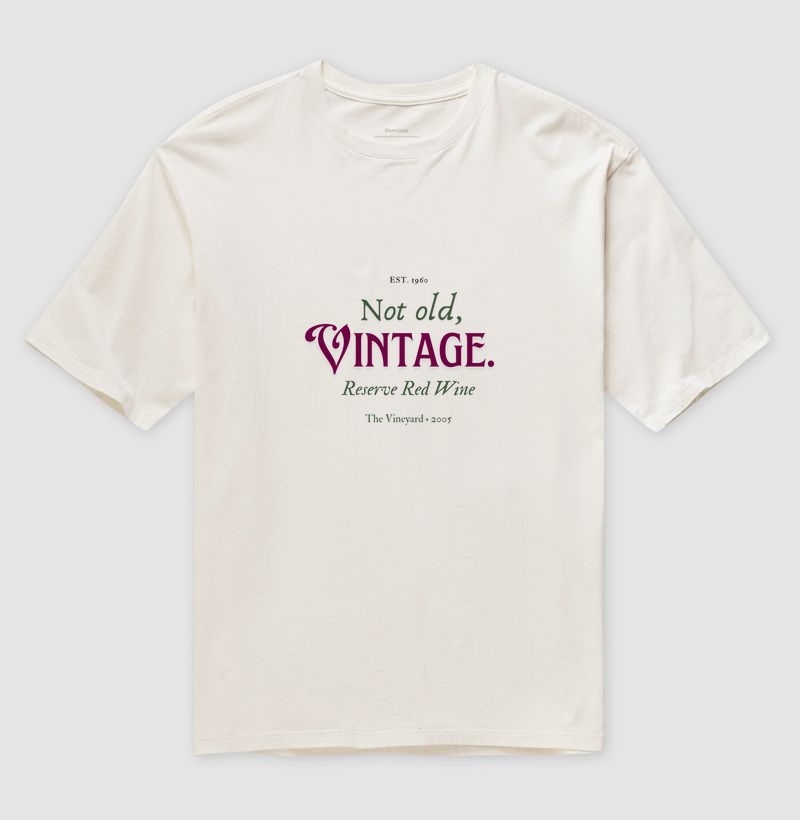 Not old, Vintage