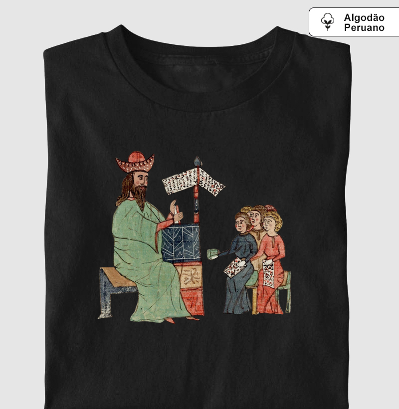 Camiseta Hipócrates e a medicina medieval