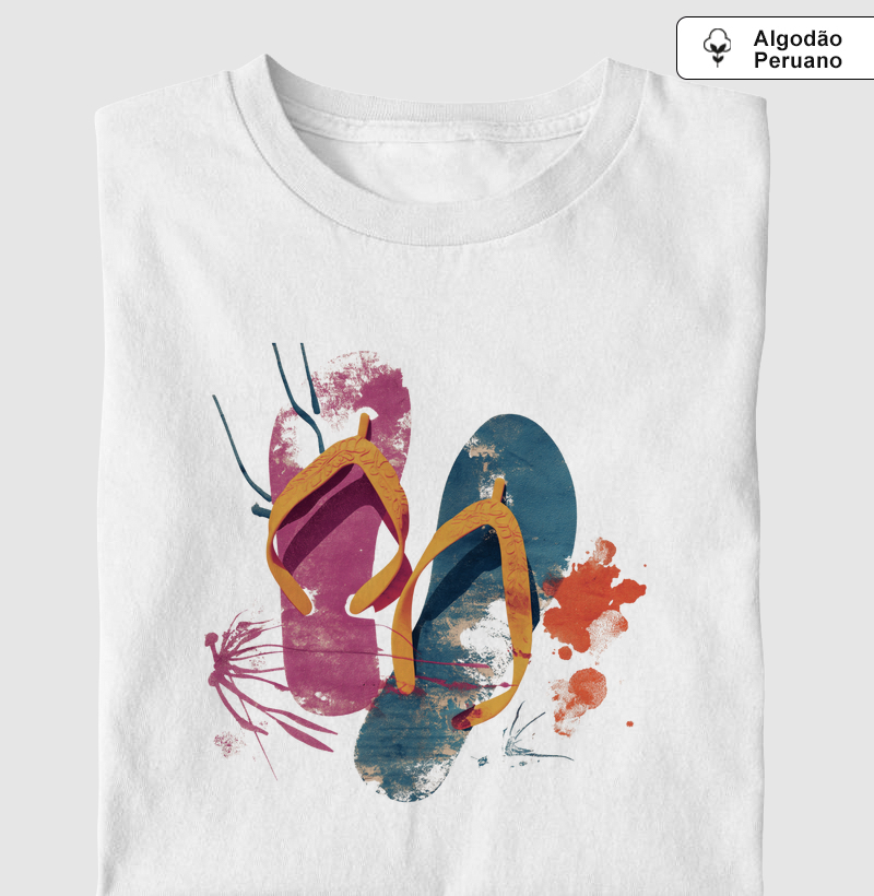 Chinelo Aquarela